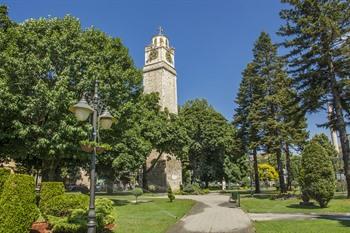 De klokkentoren van Bitola, Noord-Macedonië