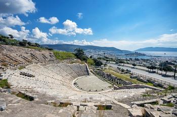 Het amfitheater van Bodrum, Turkse Riviera