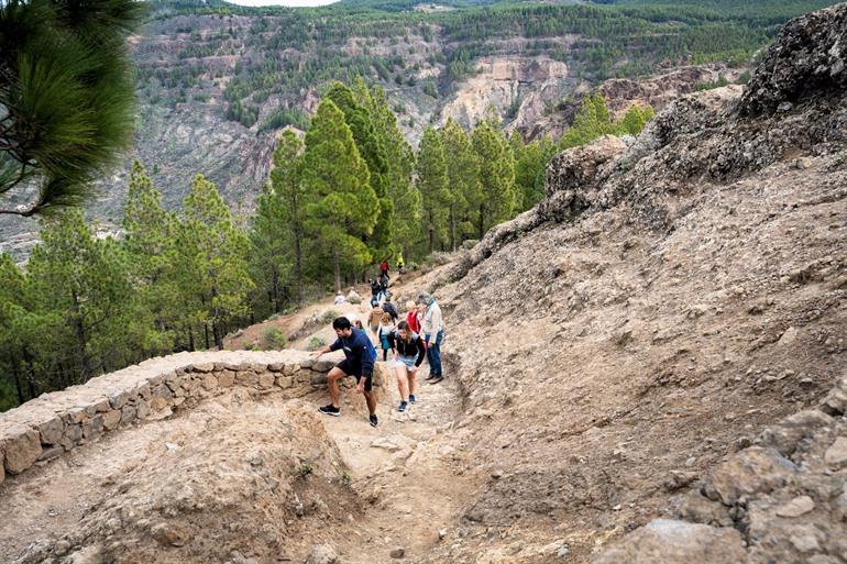 Hike naar de Roque Nublo, Gran Canaria