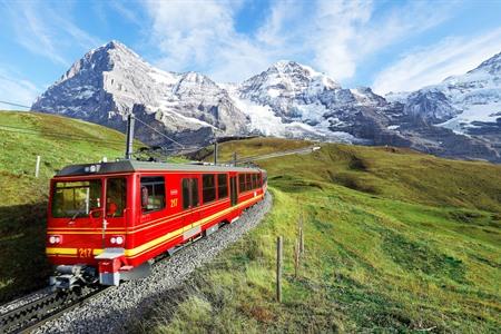 Jungfraujoch, treinreis naar de top van Europa