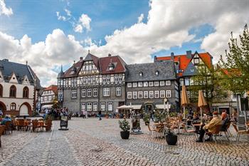 Marktplein van Goslar, Harz-gebergte