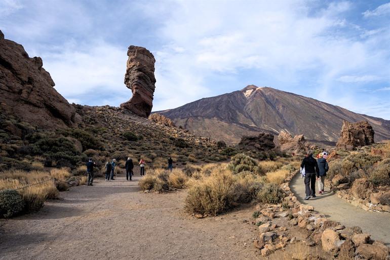 Rotsformaties rond Roques de García, Tenerife