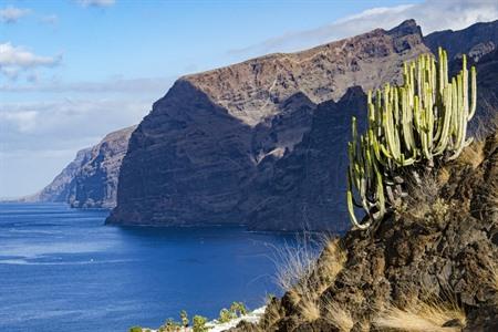 Uitzicht op de kliffen van Los Gigantes, Tenerife