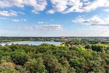 Uitzicht op de Krakower See, Mecklenburg-Vorpommern
