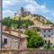 Uitzicht op Rocca Maggiore, Assisi