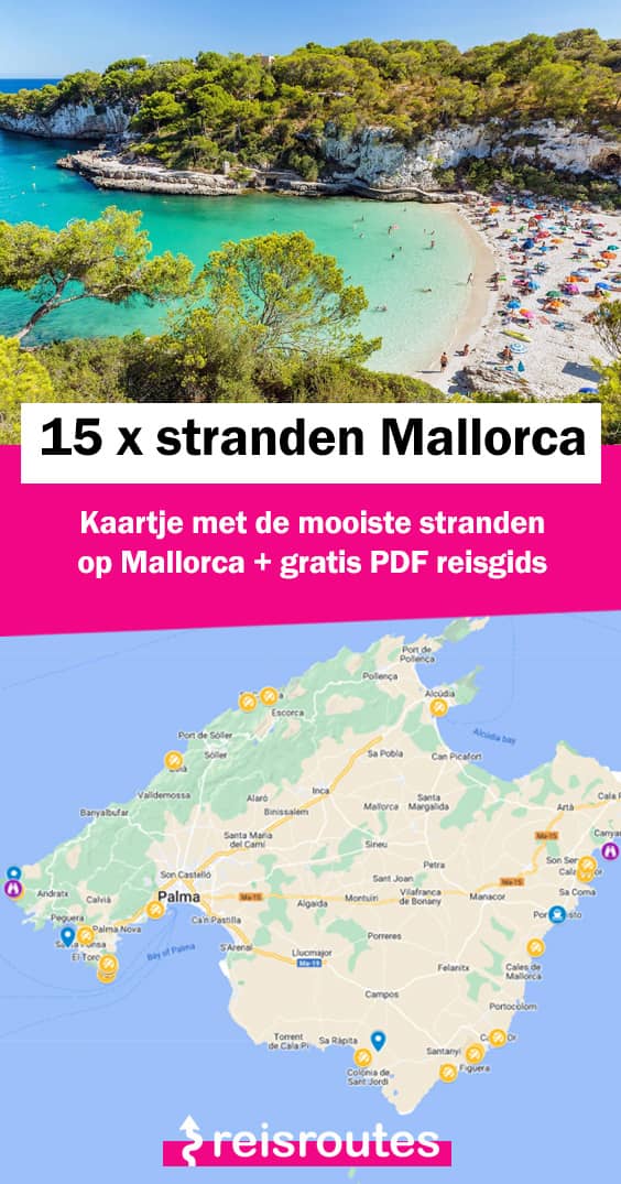 Pinterest 15 x mooiste stranden op Mallorca? Onze favoriete badplaatsen + kaart