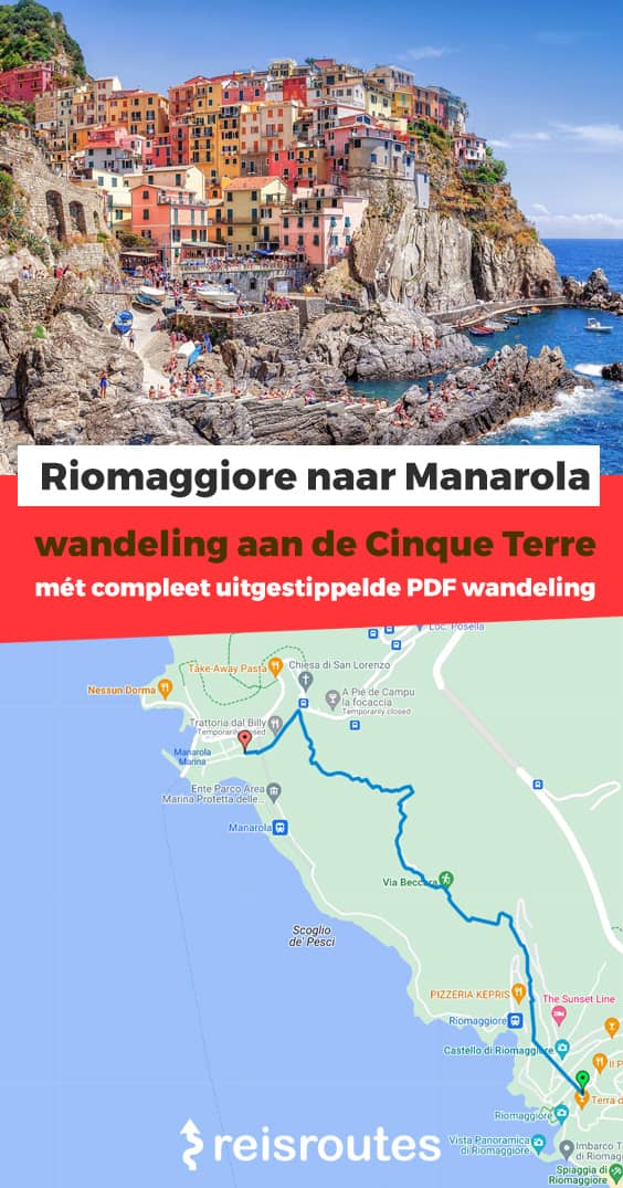 Pinterest Wandeling Cinque Terre van Riomaggiore naar Manarola (Via dell’ Amore)