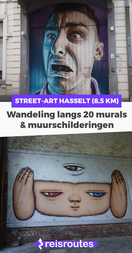 Pinterest Street-art wandeling Hasselt, langs de mooiste muurschilderingen & murals